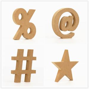 Letras y Números de Madera Creativos al por Mayor, Letras de MDF Grabadas, Recortes de Madera con la Palabra HELLO para Manualidades, Decoración del Hogar y Bodas - Product Image 4