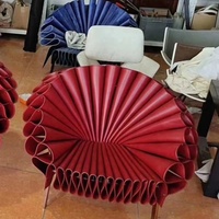 Fauteuil en cuir de luxe moderne et contemporain pour appartement, salon, hôtel - Canapé individuel de loisirs