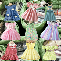 Nouvelle liquidation en gros : Robes décontractées pour filles, vêtements pour enfants, stock aléatoire de robes d'été pour filles