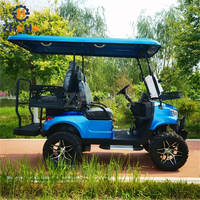 Scooter de golf électrique en acier à économie d'énergie, batterie au lithium longue durée, 3-4 places, autonomie de 90 km, certifié CE, sortie d'usine, élégant