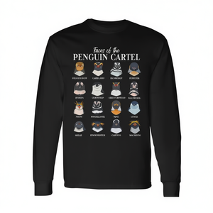 T-shirt à manches longues Penguin Cartel Types Of Penguins - Product Image 2