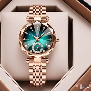 LP16 Girls' Wristwatch <strong>2026</strong> High Beauty Simple Ocean Heart Ultra Thin Quartz <strong>Watch</strong> Student Steel <strong>Watches</strong> Two-piece Bracelet <strong>Set</strong> - Product Image 2