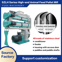 YUDA SZLH420 traitement alimentaire granulateur anneau matrice faisant l'alimentation du bétail se nourrit granulateur Production animale poisson granulés Machine