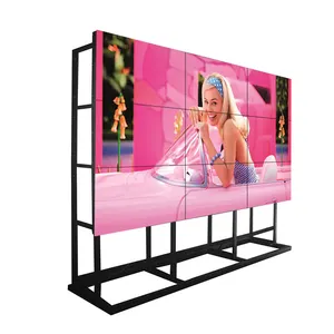 65Inch 3.5Mm 3X3 Lcd Video Muur Digitale Bewegwijzering En Display Led Scherm Reclame Tv Muur Voor Opvallende Advertenties