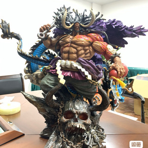 Figura de Acción de Anime de 75 cm, de una Pieza, de los Cuatro Emperadores, Piratas de las Bestias, Luffy, Kaido, JM, Estatua de Resina, Modelo de Zoro, Sanji, Ace - Product Image 3