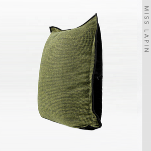 Funda <span class=keywords><strong>de</strong></span> cojín grande, cubierta <span class=keywords><strong>de</strong></span> almohada <span class=keywords><strong>de</strong></span> lino y poliéster, Primavera, decorativa, color verde, <span class=keywords><strong>60x60</strong></span> - Product Image 3
