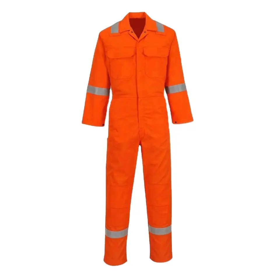 Оптовая продажа, легкий хлопковый Рабочий Комбинезон NFPA 2112, огнестойкая одежда Frc одежда