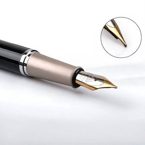 High-quality Luxury Metal Fountain <b>Pen</b> with logo Business Signature Metal <b>Pen</b> Black Custom <b>Pen</b> Suitable for Corporate Gifting - Product Image 4