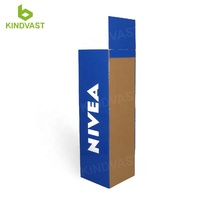 Merchandising carton affichage support de bureau sol papier plateau Promotion compteur Carton affichage pour soins de la peau testeur cosmétique