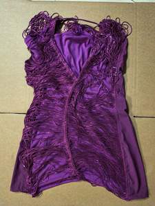 STOCK 두 가지 색상 홀터넥 술 여성 원피스 비치 미니 원피스 커버 업 - Product Image 5