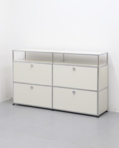 Mueble de TV Flotante Minimalista de Acero Inoxidable Personalizado Estilo Bauhaus, Mueble <span class=keywords><strong>Saon</strong></span> con Gran Almacenamiento, Suministro de Fábrica - Product Image 3