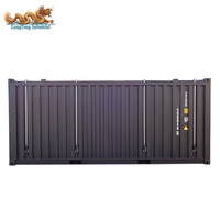 Conteneur maritime High Cube de 20 pieds en acier robuste avec couvercle ouvrant pour l'exploitation minière