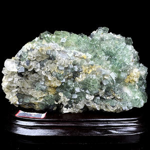 אבן גלם דגימות של אבן גלם אשכול פלואוריט היביי die daie ירוק פלואוריט - Product Image 1