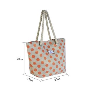 Sac fourre-tout de plage en toile de coton réutilisable grande capacité, écologique, avec logo personnalisé, pour femme, tendance 2026, cadeau de voyage - Product Image 3
