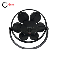 Lumière LED rétro COB Strobe 7x50W avec bande LED RGB pour DJ, discothèques, concerts, événements