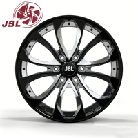 Jantes forgées tout-terrain 18-26 pouces, chromées, à rayons torsadés, rivetées, à large bord, 6x139.7 pour Wrangler Raptor 4x4 Tuning