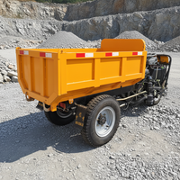 Camion benne souterrain Inca Rock 1 tonne pour mines, avec benne de 1,4 m x 0,9 m x 0,45 m et double amortisseur à ressort pour tunnels et mines