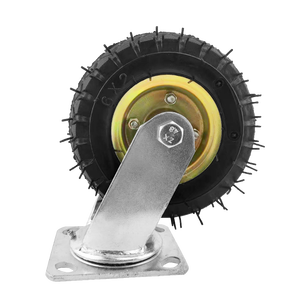 Gummi rolle 6 Zoll 8 Zoll <span class=keywords><strong>10</strong></span> Zoll fest aufblasbare Rolle pneumatische Lenk rolle - Product Image 4