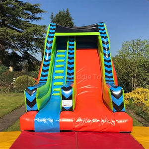Toboggan gonflable extérieur toxique pour enfants, château gonflable, toboggan méga gonflable, <span class=keywords><strong>location</strong></span> de jeux pour fêtes avec souffleur - Product Image 2