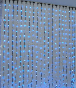 <span class=keywords><strong>Guirlande</strong></span> <span class=keywords><strong>lumineuse</strong></span> LED imperméable IP65 de 3x3m et 2x2m, effet cascade de <span class=keywords><strong>pluie</strong></span>, <span class=keywords><strong>pluie</strong></span> de météores, Noël, mariage, extérieur, rideau, <span class=keywords><strong>guirlande</strong></span> féérique - Product Image 4