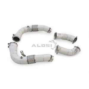 Tuyau d'échappement pour <span class=keywords><strong>BMW</strong></span> X6M G96 4.4T 2024-2026, échappement haute performance, downpipe, ajustement parfait - Product Image 1
