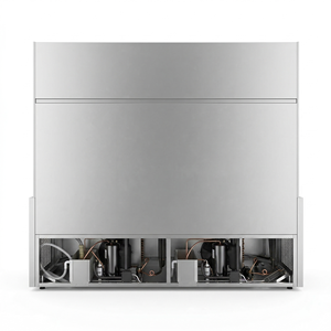 Enfriador <span class=keywords><strong>Abierto</strong></span> Multideck Blanco con Cortina Nocturna, Gabinete Comercial con Luz LED, Estantes Ajustables para Supermercado, Digital - Product Image 3