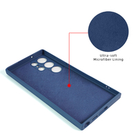 Meilleure vente coque de téléphone pour Galaxy Samsung S23 Ultra liquide coque de téléphone portable personnalisée en silicone tpu