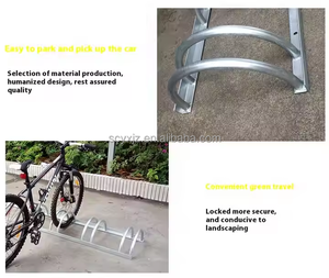 Soporte de bicicleta giratorio para instalación de bricolaje soporte de bicicleta público 5 en 1 - Product Image 5