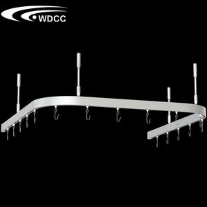 Rails de rideaux de lit d'hôpital WD300 blancs pour diviseurs de lits d'hôpital - Product Image 1