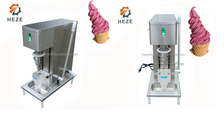 220V電動自動フルーツソフトクリームメーカーブレンダーマシン