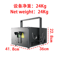 Lumière laser de scène 40W avec laser RGB, lumière laser RGB, lumière laser d'animation et lumière laser pour événements sportifs, festival