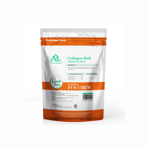 100g Con chó ăn nhẹ thịt thực phẩm khô Collagen cuộn gà bảo vệ răng đào tạo phần thưởng thịt bò khỏe mạnh vật nuôi xử lý rawhide nhai thức ăn cho chó - Product Image 6