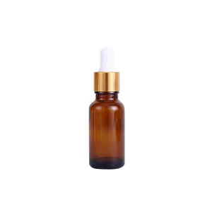 Flacon compte-gouttes en verre 10ml 30ml 50ml avec boîte flacon d'huile essentielle ambre compte-gouttes en verre flacon de teinture 1oz