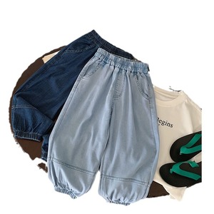 Colección Verano 2026: Nuevos Pantalones Casuales <span class=keywords><strong>para</strong></span> Niños Estilo Coreano, Jeans Ligeros Anti-Mosquitos <span class=keywords><strong>para</strong></span> Bebés, Fáciles de Combinar - Product Image 5