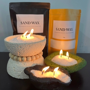 Cera de vela granulada ecológica a base de plantas, de varios colores, directa de fábrica, cera de vela perlada de larga duración para Navidad - Product Image 4