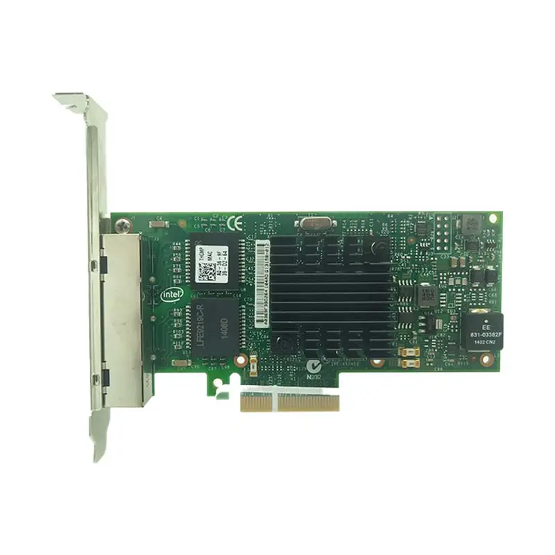 For Intel 4 Ports Gigabit Ethernet Pci-e X4 Network Interface Card I350
