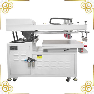 Semi-Automatic Tilted-Arm Vacuum <b>Table</b> Screen <b>Printer</b> <b>for</b> Paper Labels Cards Packaging and Flat Product Printing - Product Image 1