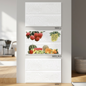 Azulejos de pared de cocina de cerámica moderna 300x450mm Azulejos de pared interior esmaltados digitales brillantes para baño y salón al por mayor - Product Image 5
