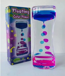 مؤقت زيت سائل جديد مؤقت حركة سائل حسي مؤقت فقاقيع ألعاب بألوان عائمة - Product Image 6