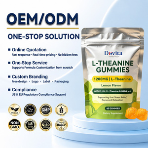 Cápsulas de L-Teanina y Magnesio, Calma Natural, Alivio del Estrés y del Sueño, Sin OMG, Veganas, OEM, Marca Privada, Venta al por Mayor, Suministro B2B - Product Image 1