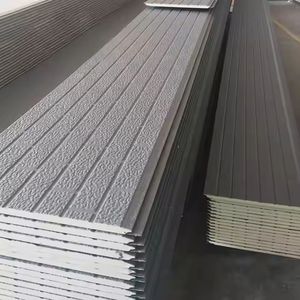 Tấm <span class=keywords><strong>panel</strong></span> tường sandwich mái nhà vệ sinh di động, ốp tường trong ngoài bằng polyurethane PU nhẹ 16mm - Product Image 4