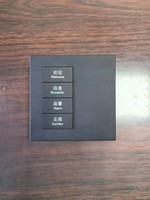 Panneau de commande KNX/EIB 4 voies 8 touches blanc, système de maison intelligente, interrupteur intelligent pour éclairage