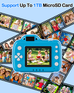 Digitale <span class=keywords><strong>camera</strong></span> voor kinderen met projector 1080P HD videocamcorder speelgoed 24 inch IPS-scherm Valbestendig 32GB kaart USB C Oplaadbaar - Product Image 6