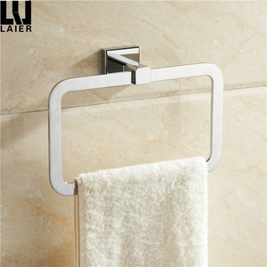 Simple <span class=keywords><strong>Salle</strong></span> <span class=keywords><strong>De</strong></span> <span class=keywords><strong>Bain</strong></span> accessoires mural En Laiton Chromé <span class=keywords><strong>Serviette</strong></span> <span class=keywords><strong>anneau</strong></span> - Product Image 2