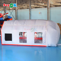 Cabine gonflable portative de peinture de garage de tente de lavage de voiture pour des voitures