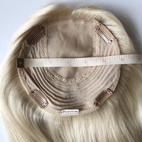 TP36 Stock 100% jungfräuliches Remy Menschenhaar 6x6,5 Injektion Poly Lace Lady Topper Toupet