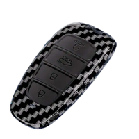 Étui de protection pour clé de voiture en fibre de carbone ABS pour clé intelligente à 5 boutons, accessoires pour clé de voiture pour Hyundai Ioniq 5