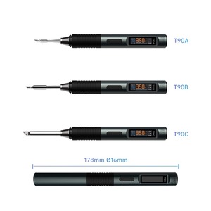 ALIENTEK T90 Smart Temperature Controlled Soldering Iron, Portable Welding Pen Repair Soldering Station Chipboard - Product Image 1