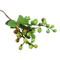 Buah Blueberry Buatan Tangan Berkualitas Tinggi, Modern, Realistis, Grosir, untuk Dekorasi Meja Rumah dan Pernikahan