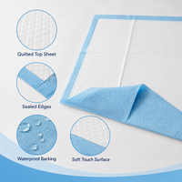 Almohadillas Absorbentes Desechables para Perros, con Núcleo de Pulpa Absorbente y Revestimiento Impermeable